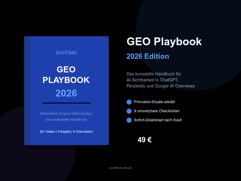 GEO Playbook 2026