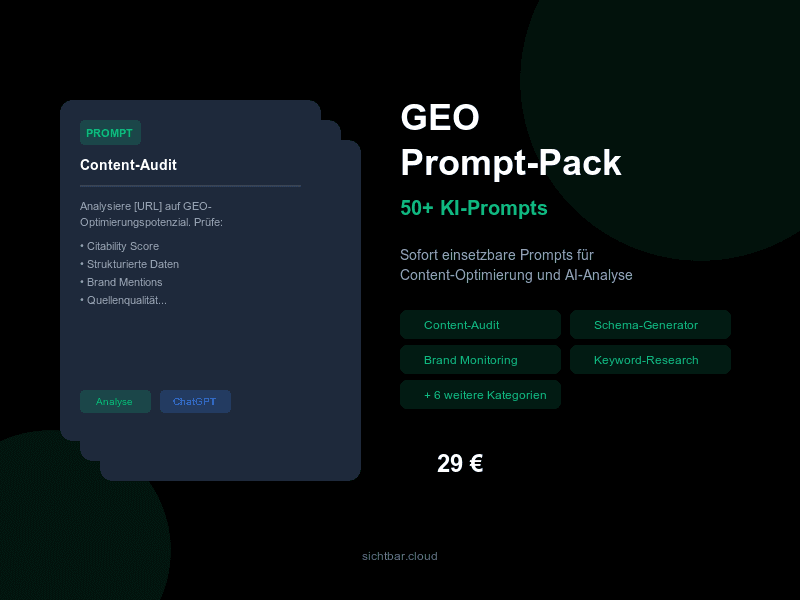 GEO Prompt-Pack